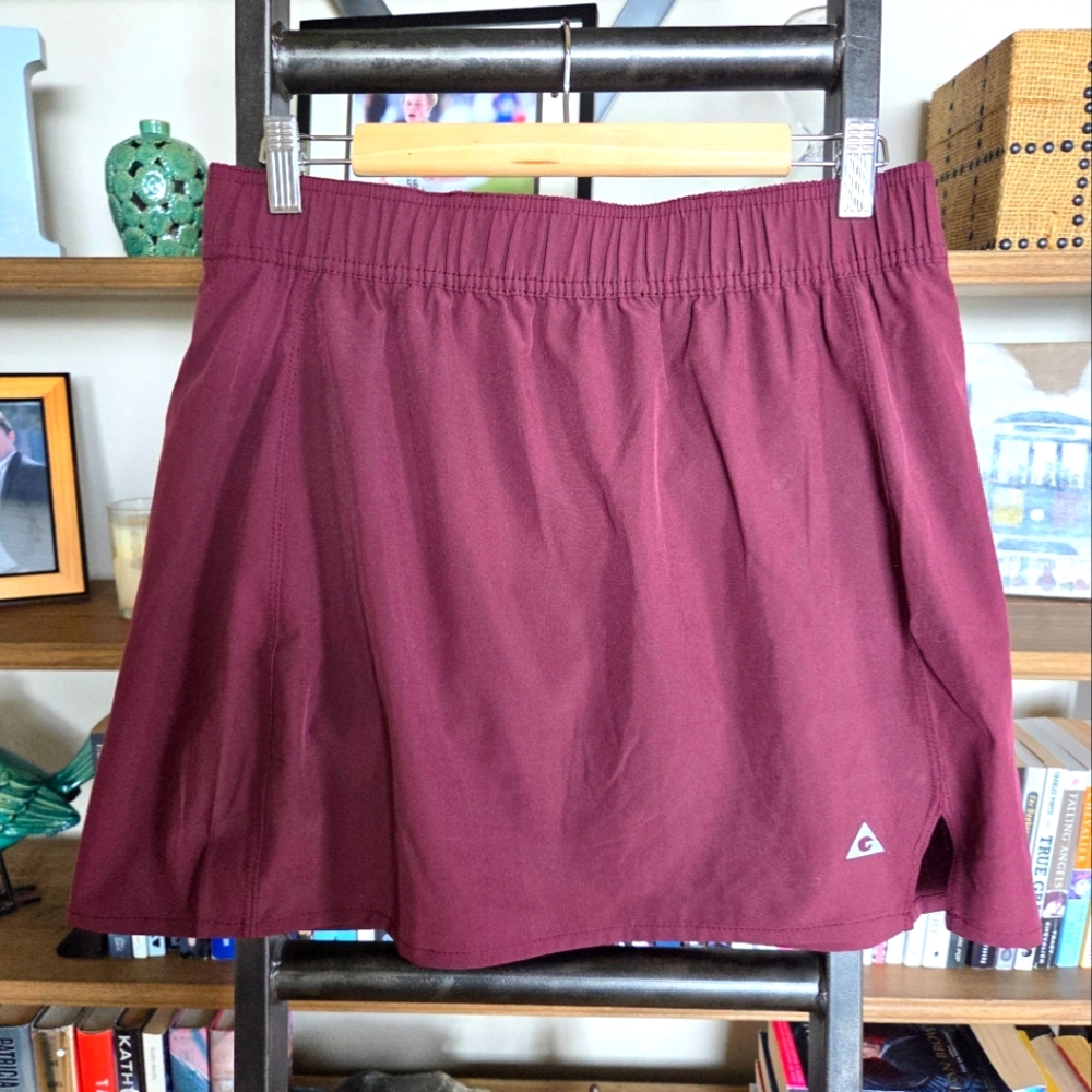 Gerry Burgundy Athletic Skirt, Size M
